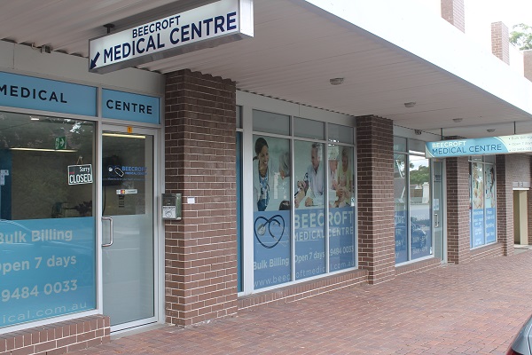 Outside of Beecroft Medical Centre